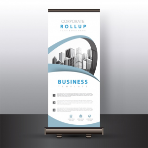 BANNER ROLL UP COM LONA PADRÃO